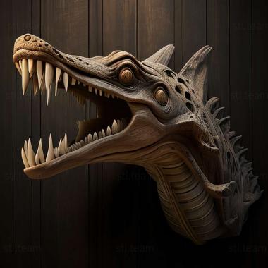 3D модель Плиозавр фанкей (STL)